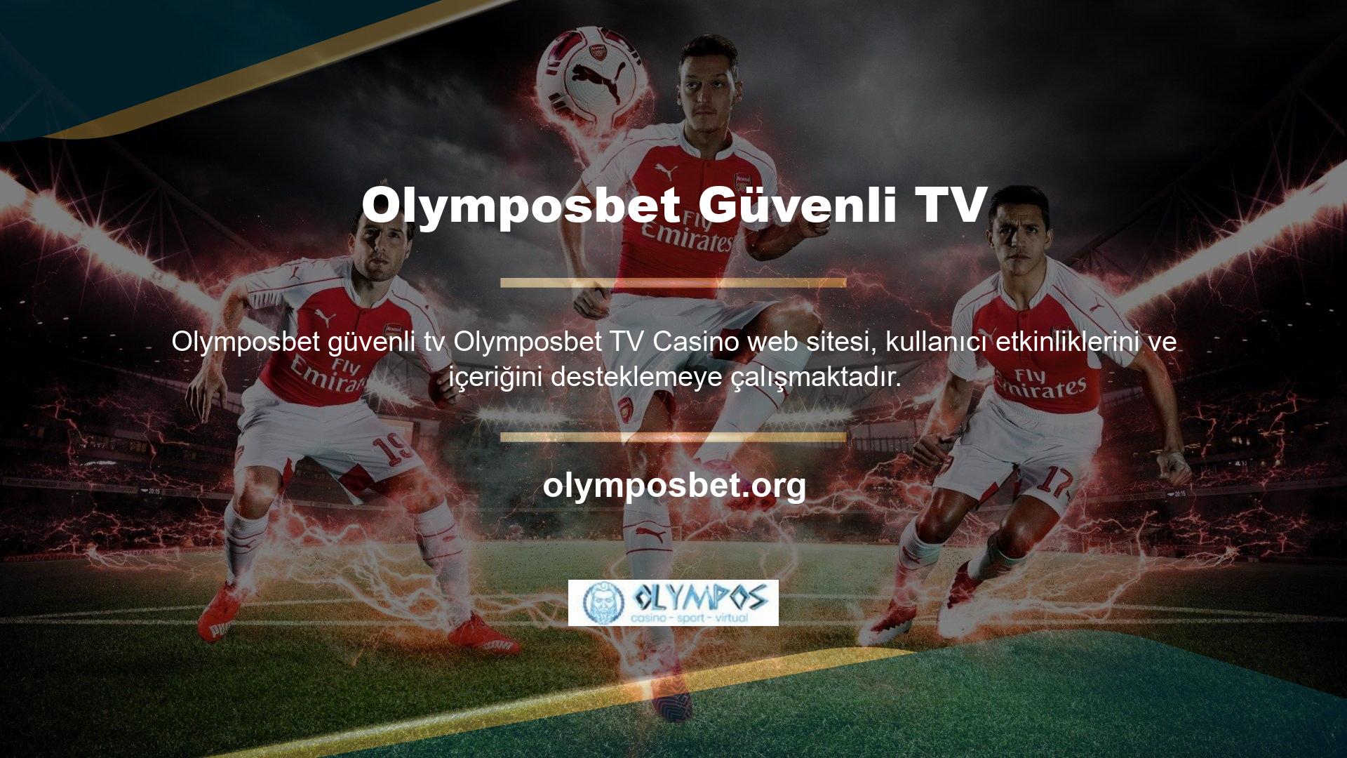 Bahislerini online sisteme aktarmak isteyen müşterilerin ilk adreslerinden biri olan Olymposbet TV, birçok özelliğiyle tanınmaktadır