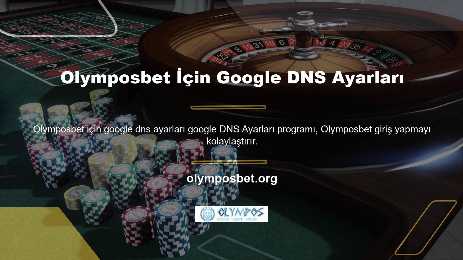 Google DNS ayarlarını kullanmak için Chrome'u kullanmanızı öneririz