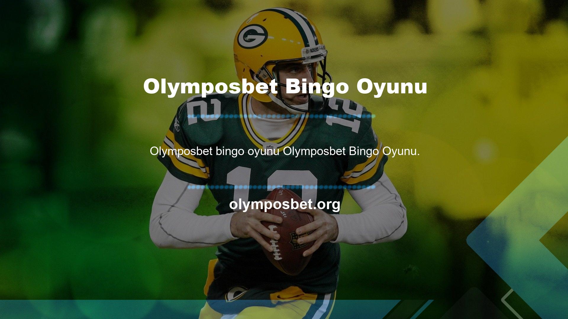 Olymposbet Bingo oynamak ister misiniz? Olası para bingo gerçek zamanlı oynamak için yapılır