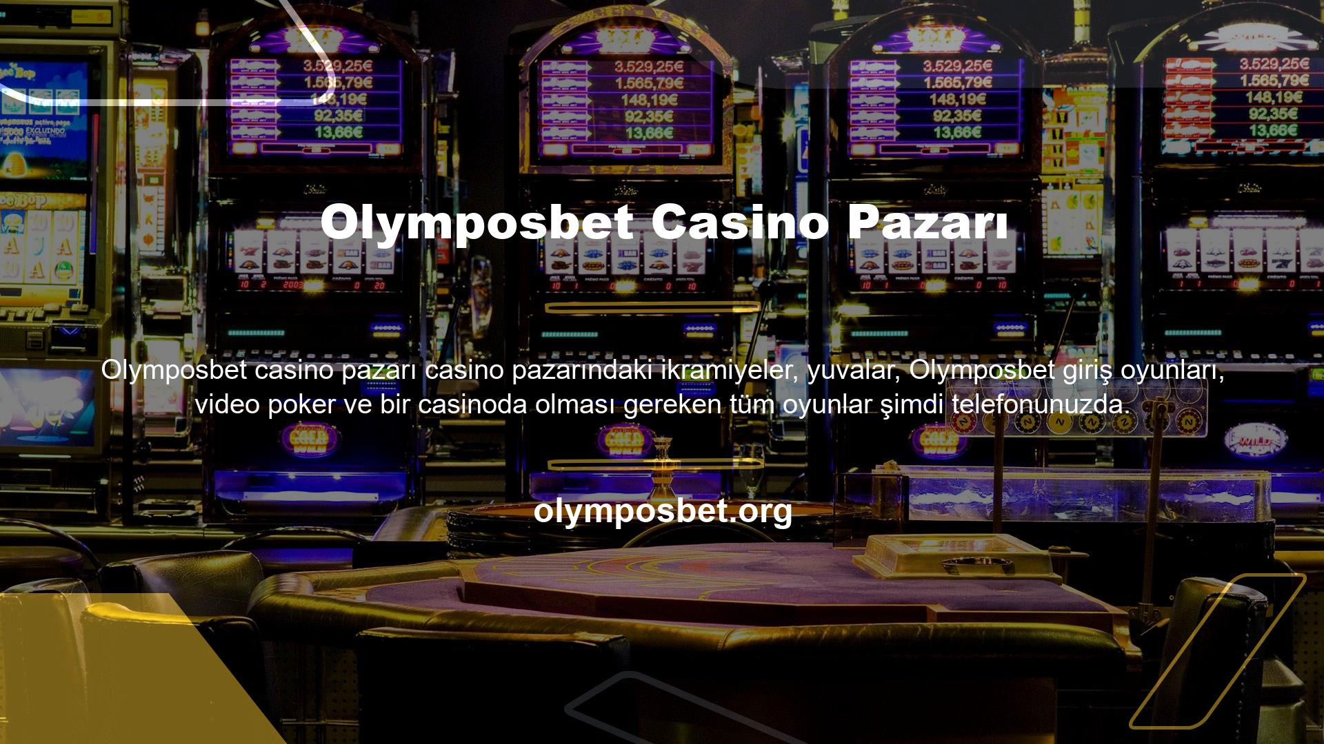 Canlı casino bölümünde, telefonunuzdan en iyi canlı blackjack, canlı rulet, canlı poker ve en ünlü canlı casino oyunlarını çok basit bir şekilde çalabilirsiniz