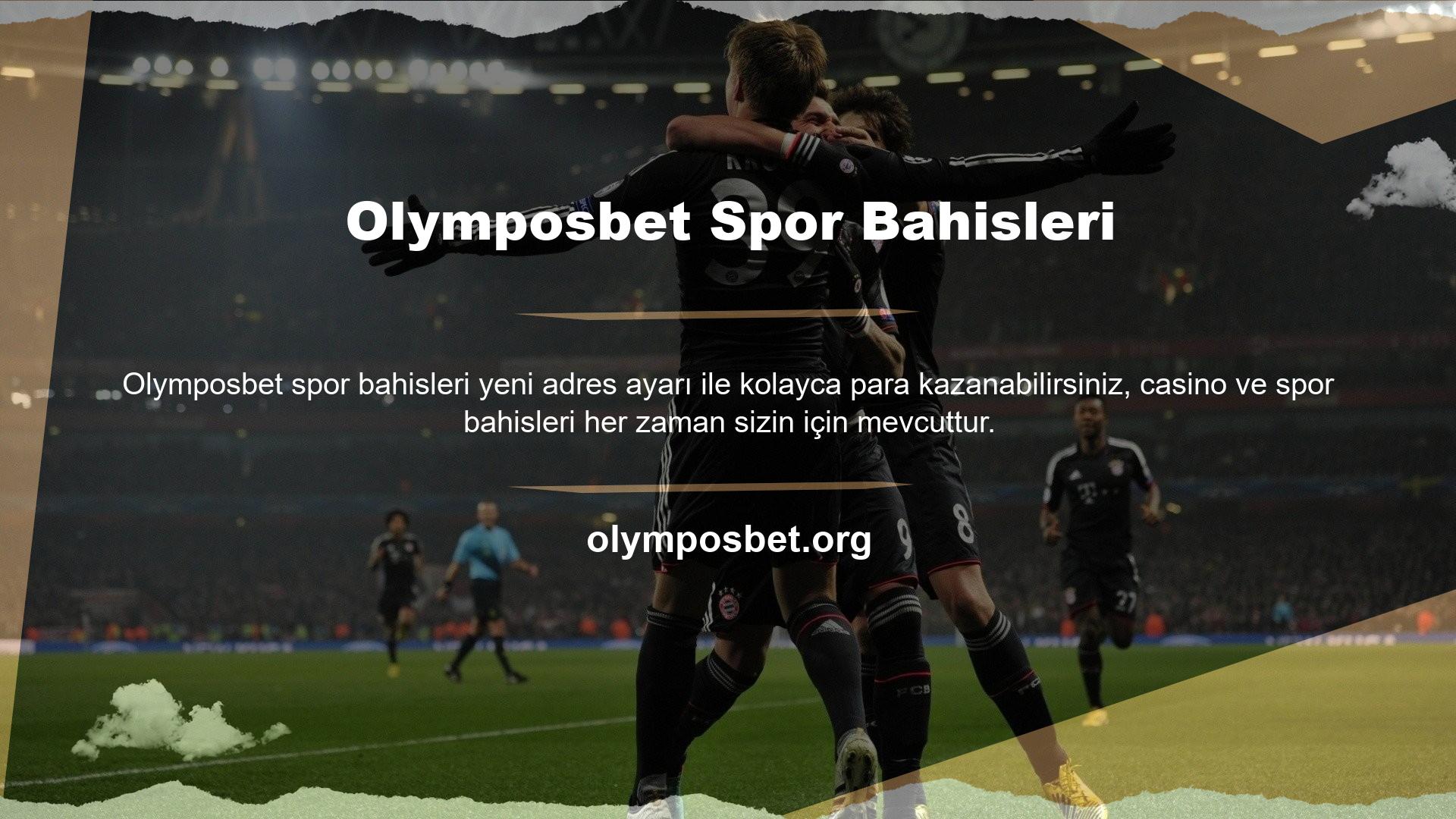 Bir bahis şirketi olan olası Olymposbet, Çin Süper Ligi'ne katıldı ve müşterileri için daha fazla seçenek ekledi